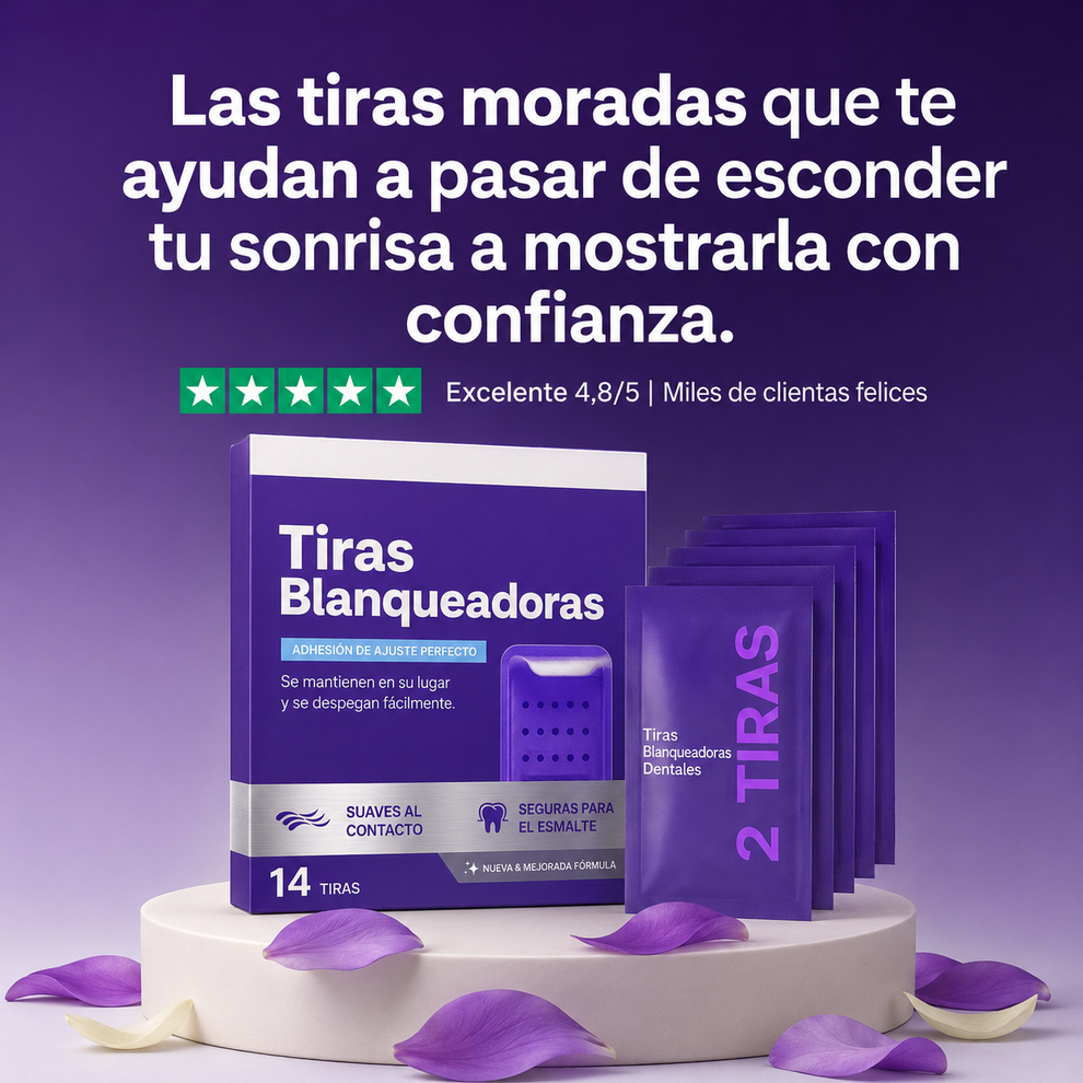LumaWhite™ | Tiras blanqueadoras ORIGINALES | Sonrisa Blanca Instantánea