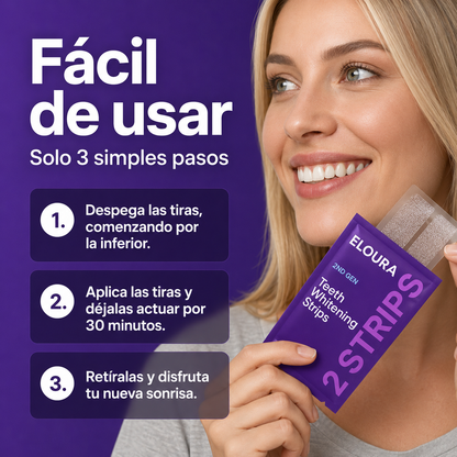 LumaWhite™ | Tiras blanqueadoras ORIGINALES | Sonrisa Blanca Instantánea