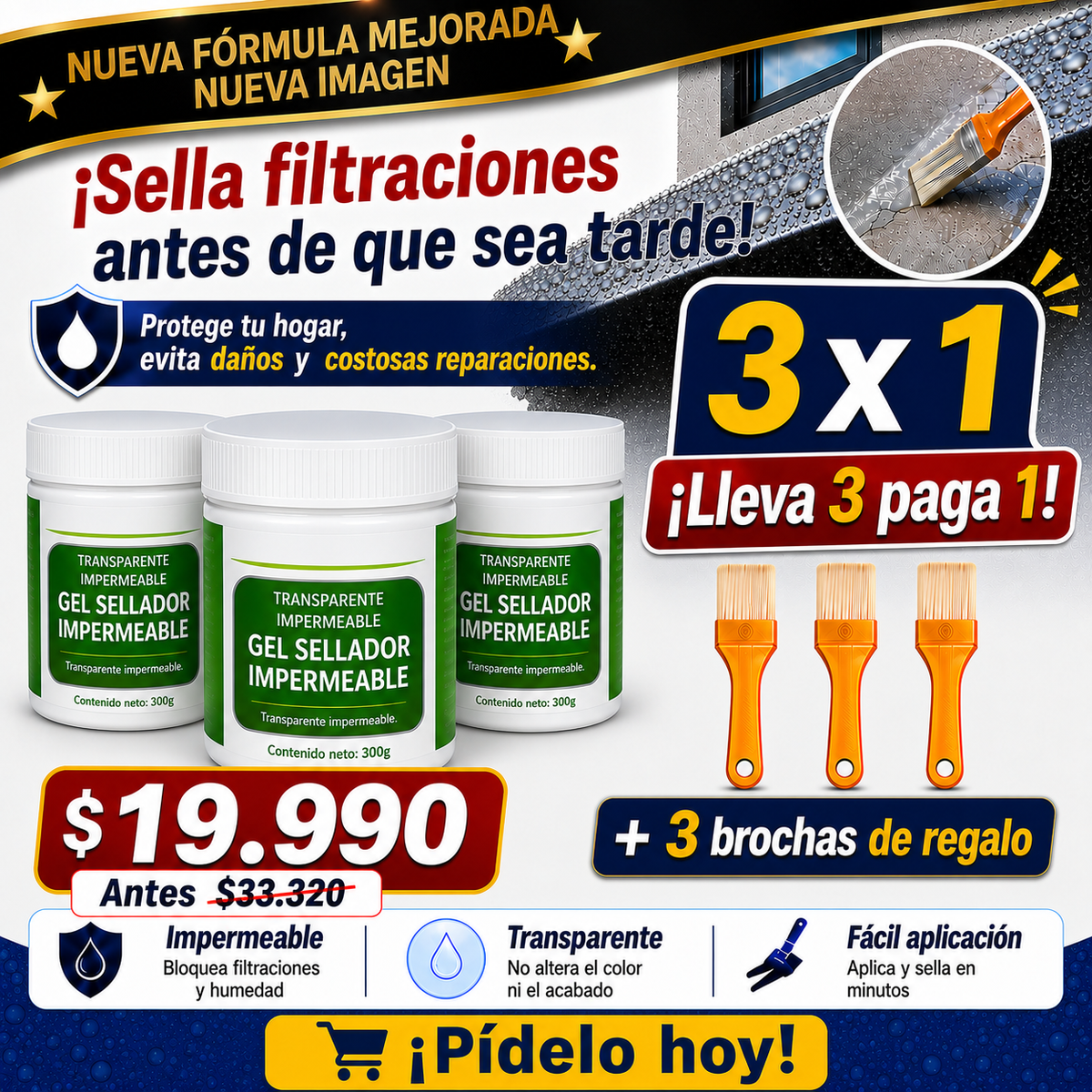 GEL SELLADOR IMPERMEABLE ™ | ORIGINAL