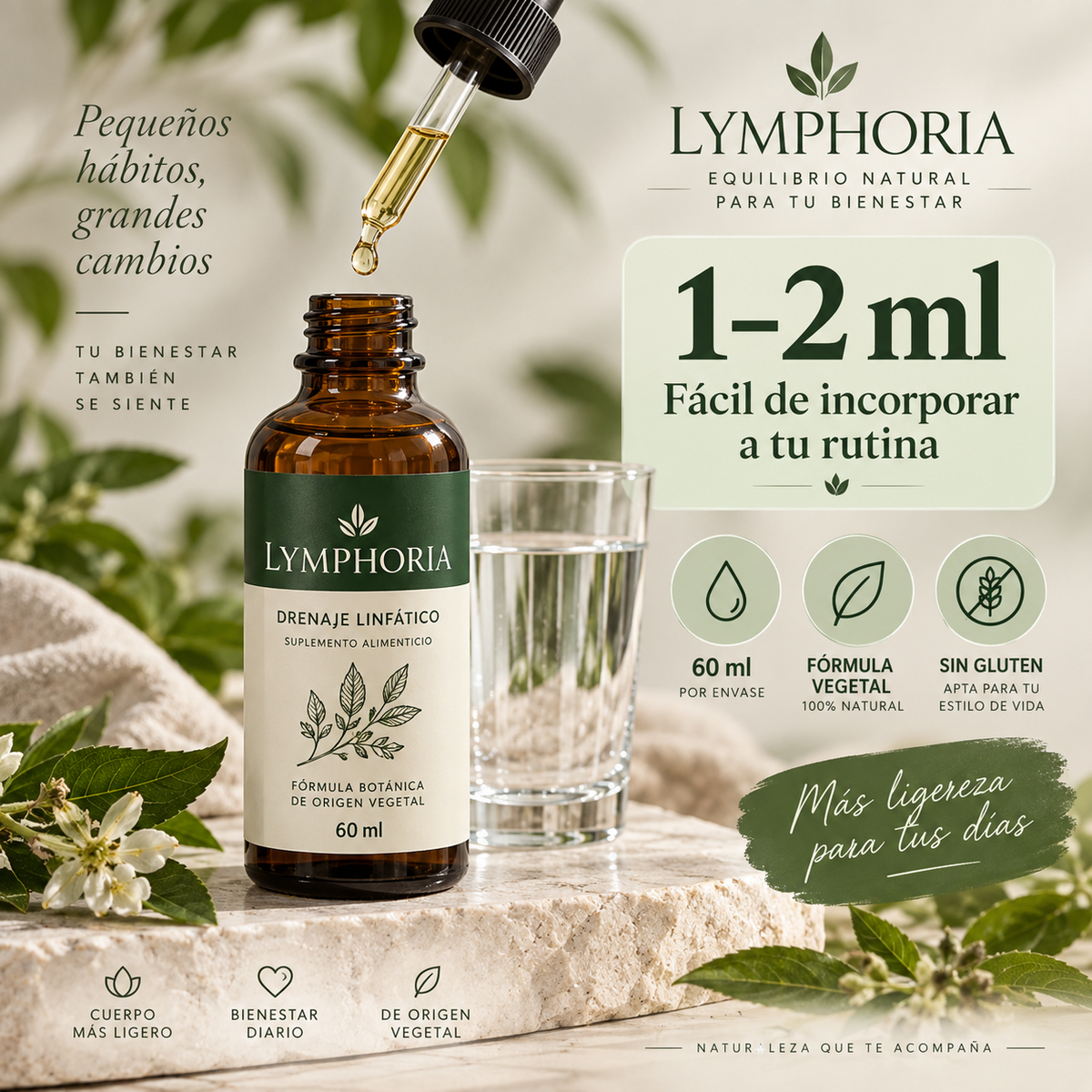LYMPHORIA 60 ml beneficios y fórmula vegetal