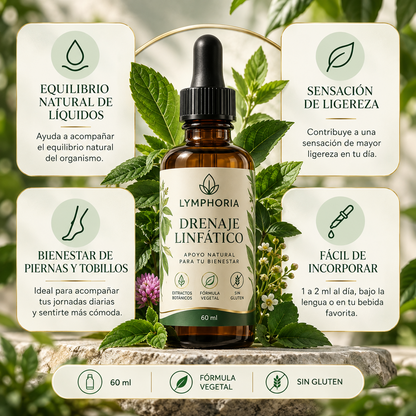 LYMPHORIA 60 ml equilibrio natural y sensación de ligereza